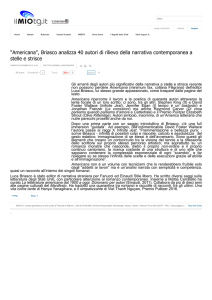 "Americana", Briasco analizza 40 autori di rilievo della narrativa