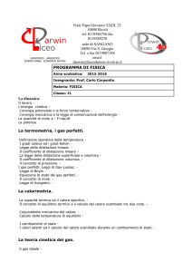 Piano di lavoro