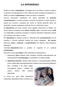 la dipendenza