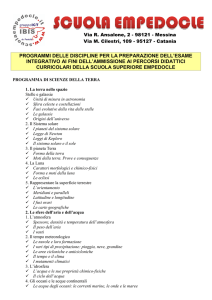 B. D. - Scuola Empedocle