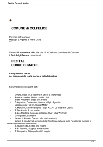 Recital Cuore di Madre