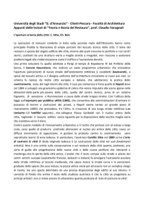 Chieti-Pescara - Facoltà di Architettura Appunti