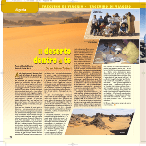 Il deserto dentro di te - Viaggi Avventure nel Mondo