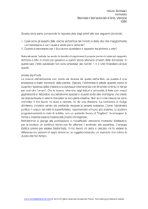 Arturo Schwarz Inchiesta Biennale Internazionale d`Arte, Venezia