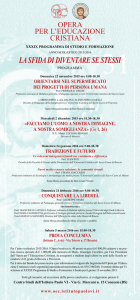 locandina n °31  - Opera per l`educazione cristiana