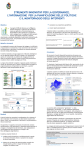 strumenti innovativi per la governance.