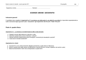 esame svizzero scritto geografia gennaio 2011