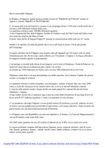 Breve storia delle Filippine