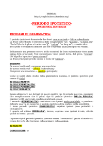 periodo ipotetico - English Class