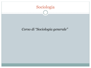 Sociologie della vita quotidiana File - Progetto e
