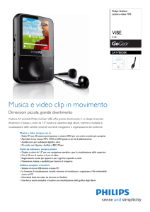 SA1VBE08K/02 Philips Lettore video MP3