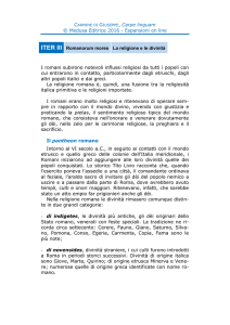 03. ITER III_Romanorum mores_La religione e le