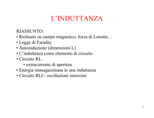 Le leggi dell` induttanza - Dipartimento di Fisica