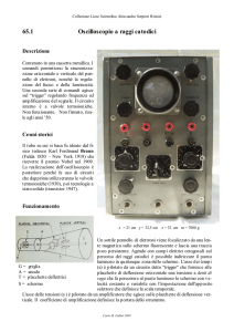 65.1 Oscilloscopio a raggi catodici