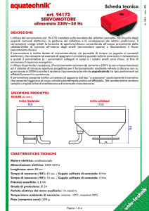 Servomotore - Aquatechnik