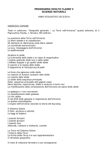 programma svolto classe v - FONDAZIONE San Benedetto