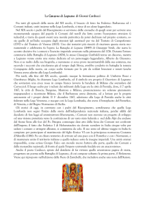 La Canzone di Legnano di Giosué Carducci