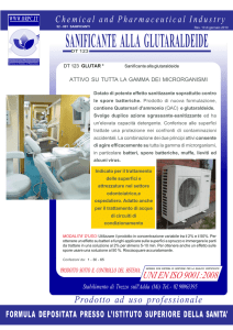 Sanificante alla glutaraldeide