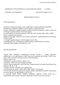 INDIRIZZO: ITI ELETTRONICA E TELECOMUNICAZIONI CLASSE: 3