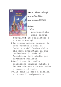 protagoniste sono cinque topoline: le Tea Sisters e