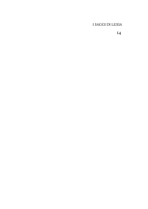 i saggi di lexia - Aracne editrice