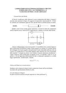 LABORATORIO DI ELETTROMAGNETISMO E CIRCUITI SCHEDA