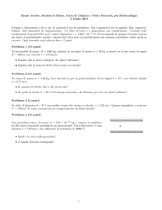 2 Luglio - Sezione di Fisica