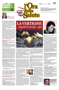 La vertigine ...quando il mondo ...gira
