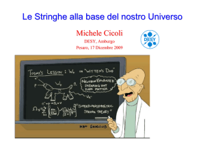 Le Stringhe alla base del nostro Universo