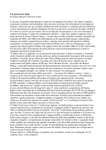Un green new deal - Oltre il nucleare