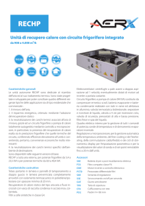 Unità di recupero calore con circuito frigorifero integrato