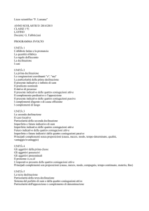 Liceo scientifico “F. Lussana” ANNO SCOLASTICO 2014/2015
