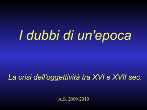 I dubbi di un`epoca