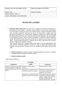 Matematica con informatica