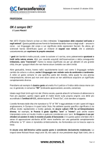 OK è sempre OK?