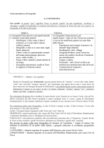 Geografia - istituto comprensivo di calcinaia