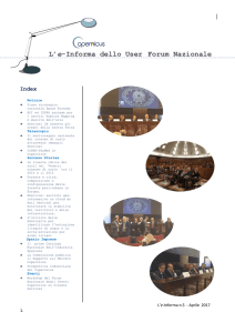 L`e-Informa dello User Forum Nazionale