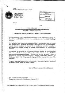 UNIVERSITÀ CATTOLICA
