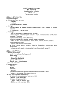 italiano - Liceo Sandro Pertini