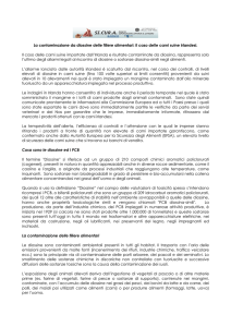 La contaminazione da diossine delle filiere alimentari