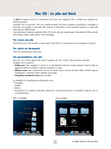 Mac OS - Le pile nel Dock - Istituto Italiano Edizioni Atlas