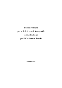 Carcinoma Renale - Istituto Superiore di Sanità