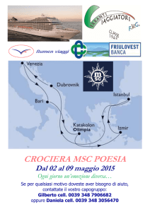 crociera msc poesia - Viaggiatori Erranti FVG