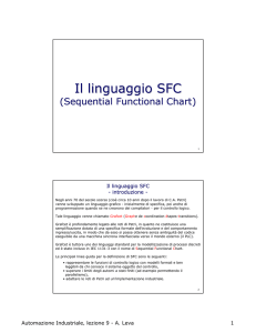 Il linguaggio SFC
