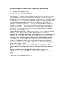 Il trattamento dell`osteomielite cronica con il metodo di Lautenbach