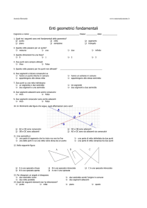 Enti geometrici fondamentali
