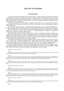 Che cos`Ã¨ lo Stoicismo