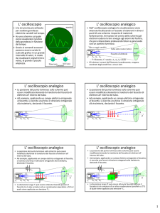 L` oscilloscopio L` oscilloscopio analogico L` oscilloscopio analogico