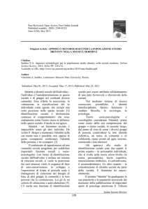 Sushko V.A. Approcci metodologici per la