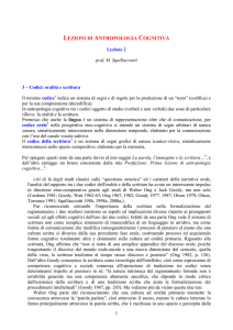 Oralità e scrittura